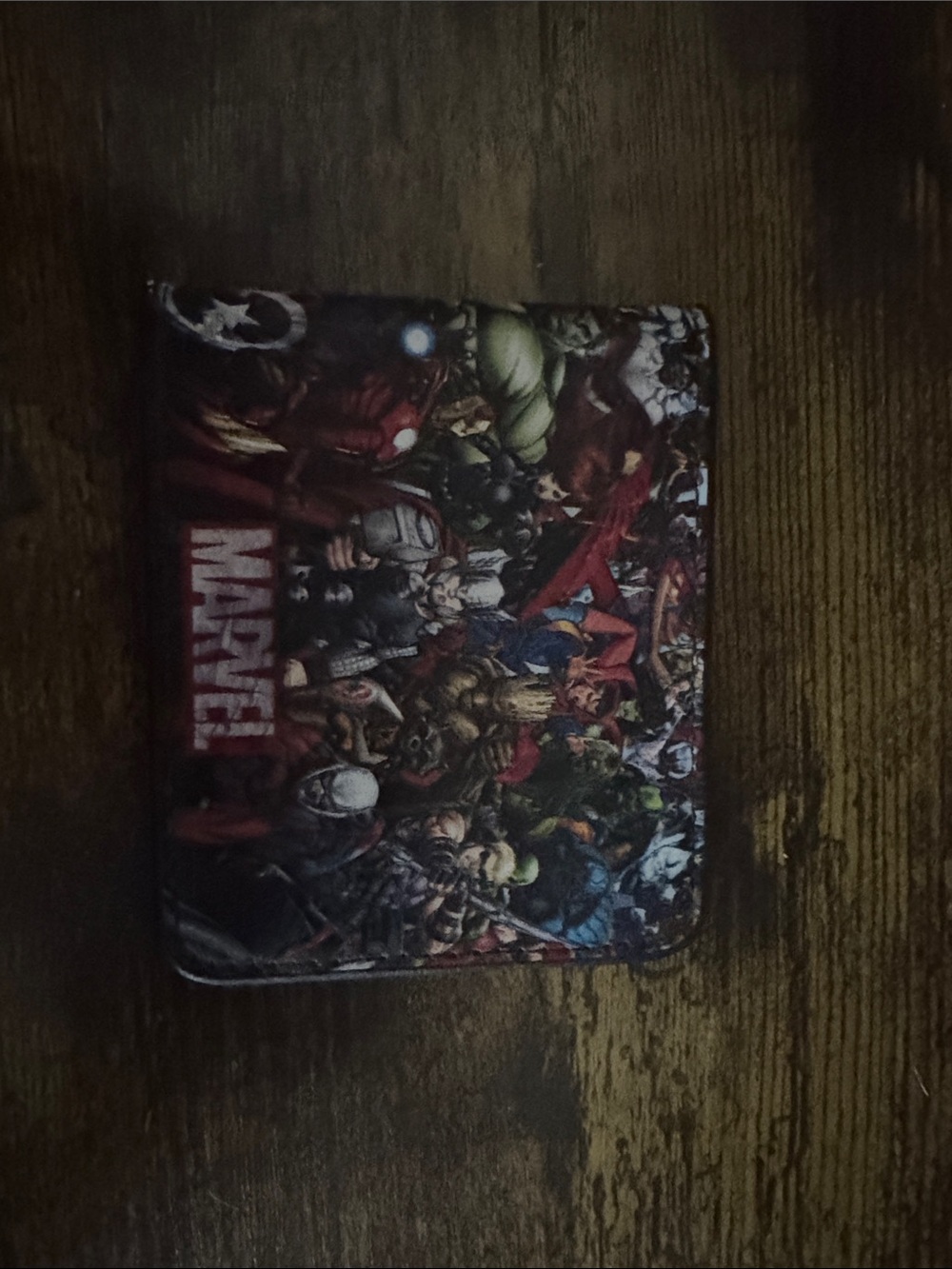 Marvel Heroes Collage Wallet - Red, Green, Blue